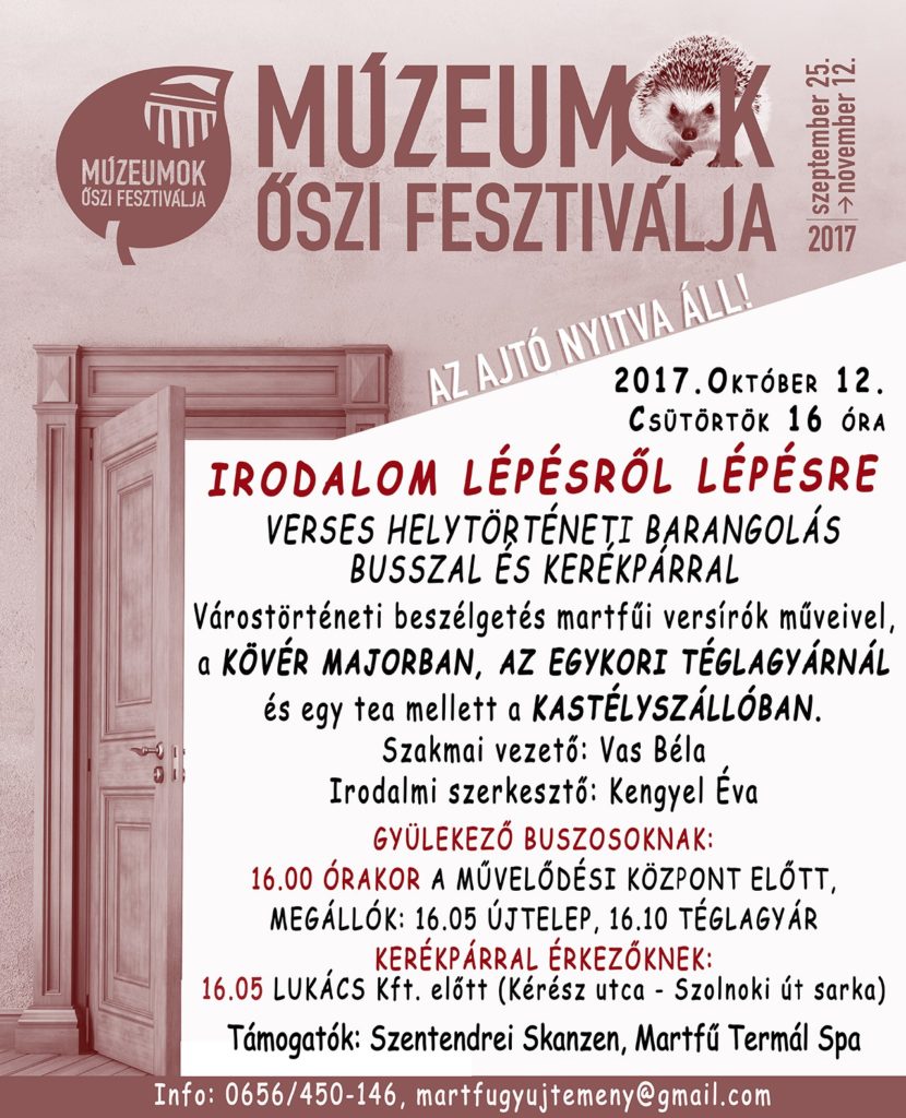 Múzeumok Őszi Fesztiválja 2017.